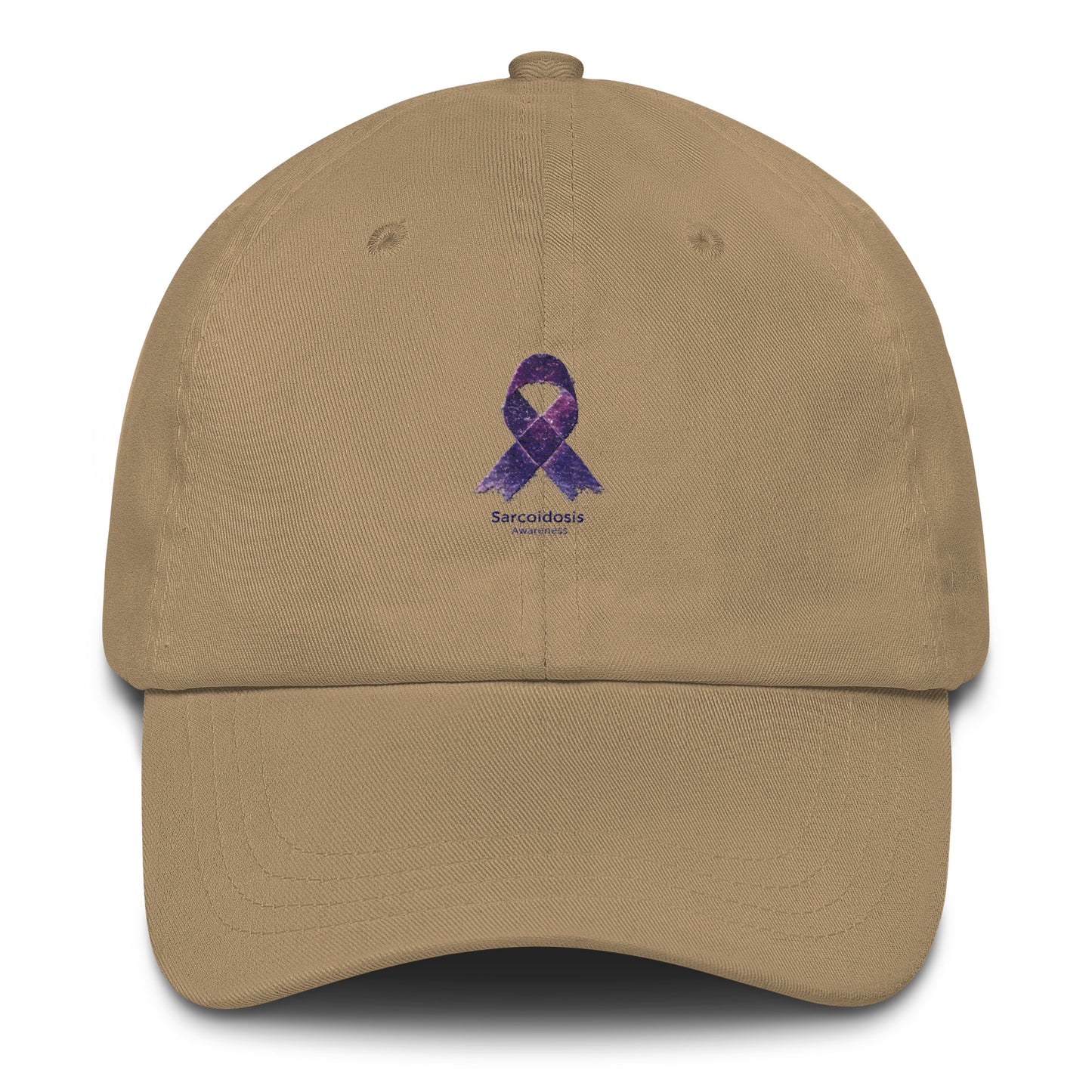 I Sport Purple For Sarcoidosis Awareness Ribbon Wish Dad Cap