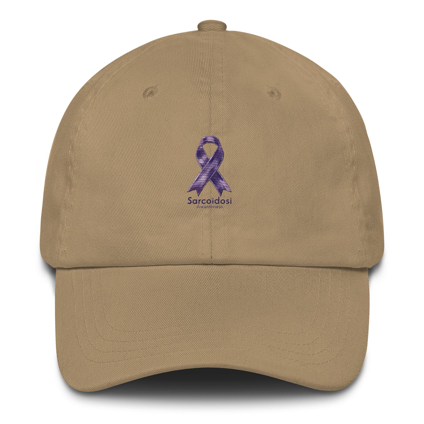 I Sport Purple For Sarcoidosis Awareness Ribbon Community Dad Cap
