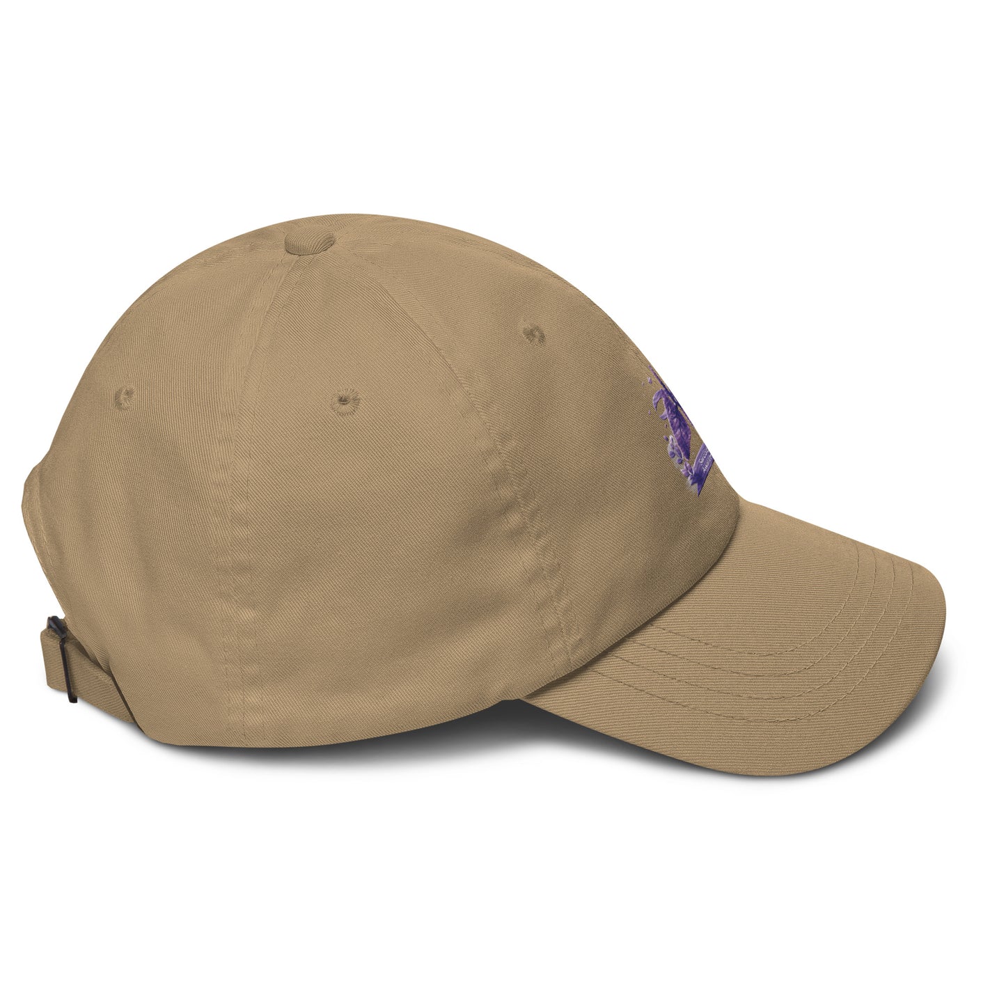 I Sport Purple For Sarcoidosis Awareness Butterfly Dad Cap