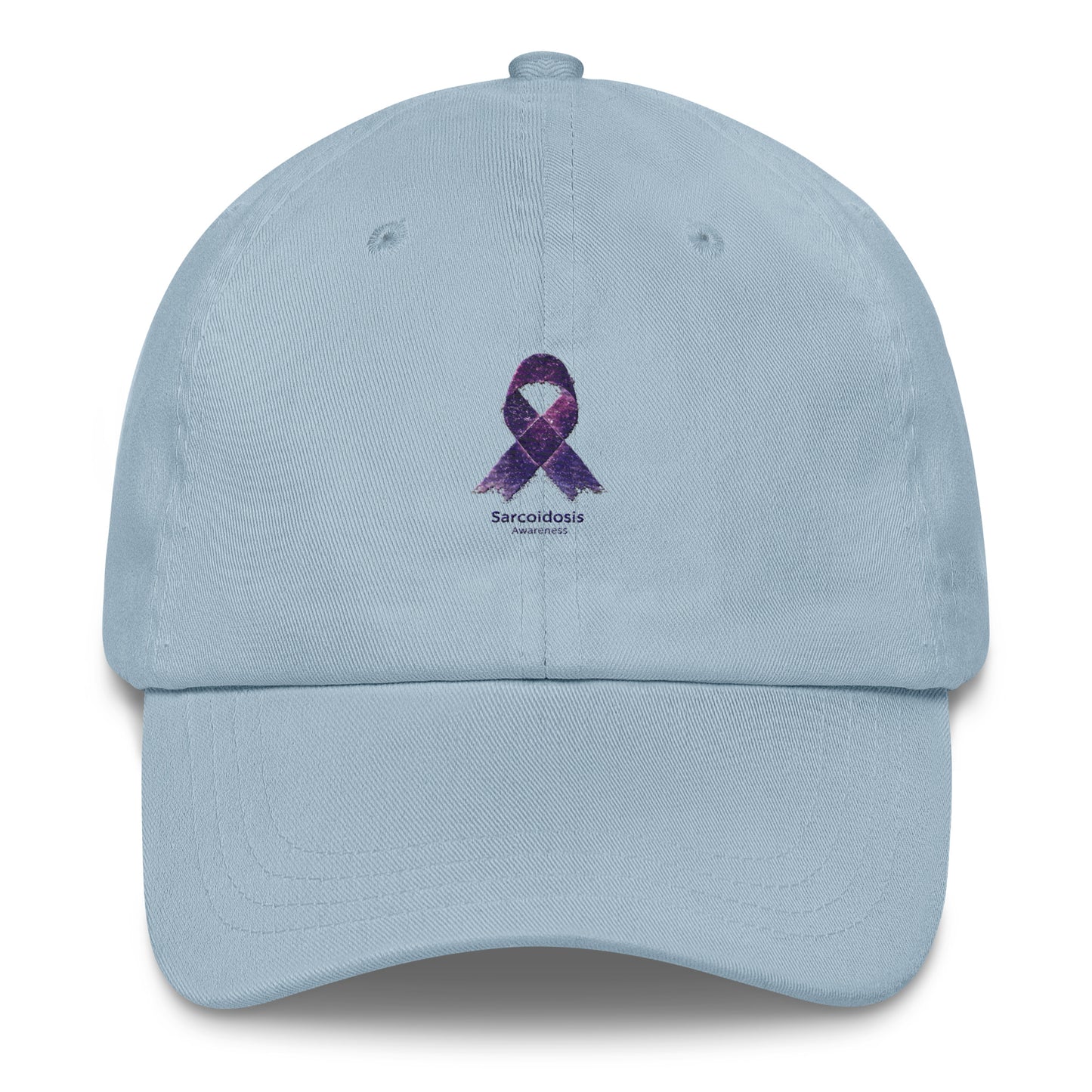 I Sport Purple For Sarcoidosis Awareness Ribbon Wish Dad Cap